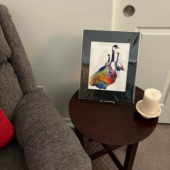 Watercolor Wall Art Geese Animal Painting Framed in Acid Free Art Kit, 11x14" - Picture 3 of 4